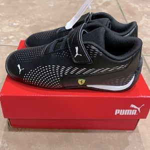 Puma Scuderia Ferrari Drift Cat 5 Black Kid size10